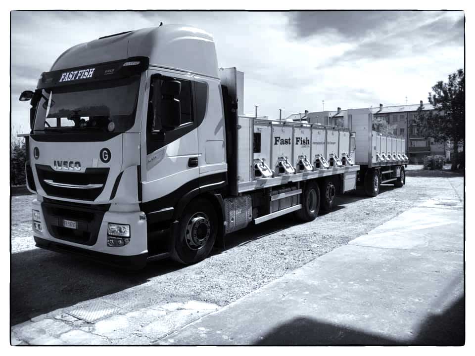 Camion pronto per la partenza